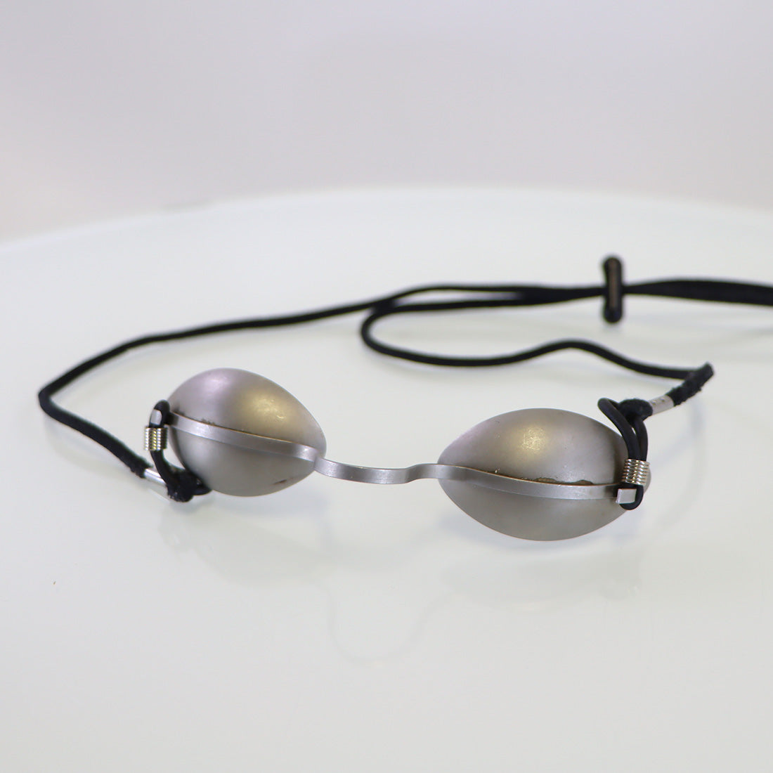 Laser Patient Safety Eye Shields Metal Eyewear Protection Goggles Glasses w/Band