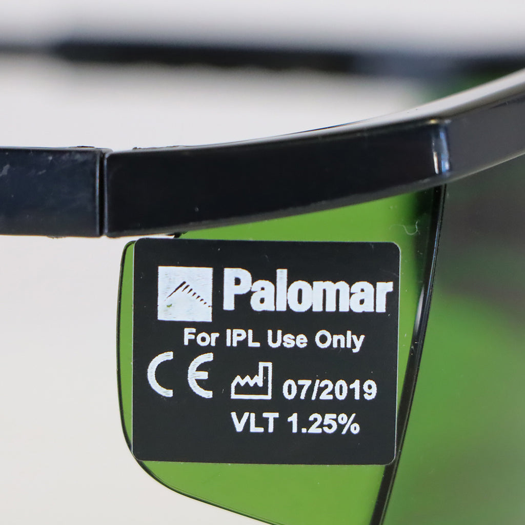 Palomar Starlux Icon Laser IPL Handpiece Operator Green Tint Safety Eye Glasses