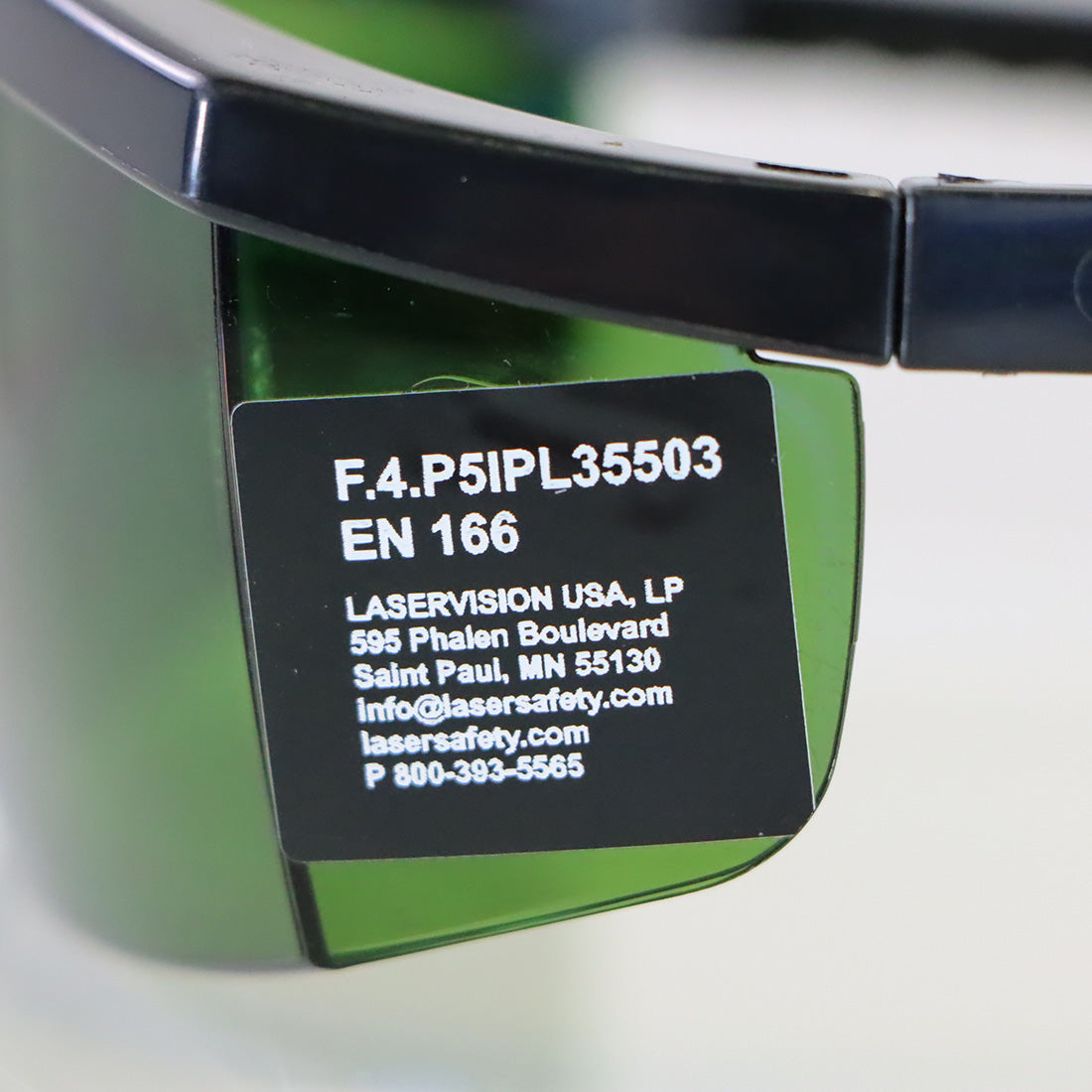 Palomar Starlux Icon Laser IPL Handpiece Operator Green Tint Safety Eye Glasses