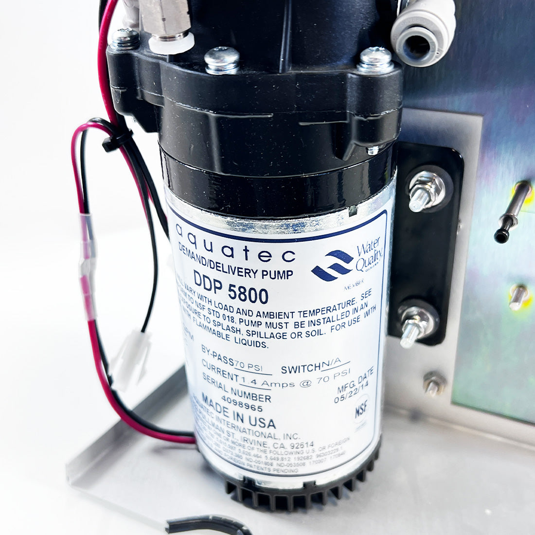 Lumenis LightSheer Duet LS Laser Vacuum Pump Valve Cooling Aquatec DDP 5800 PART