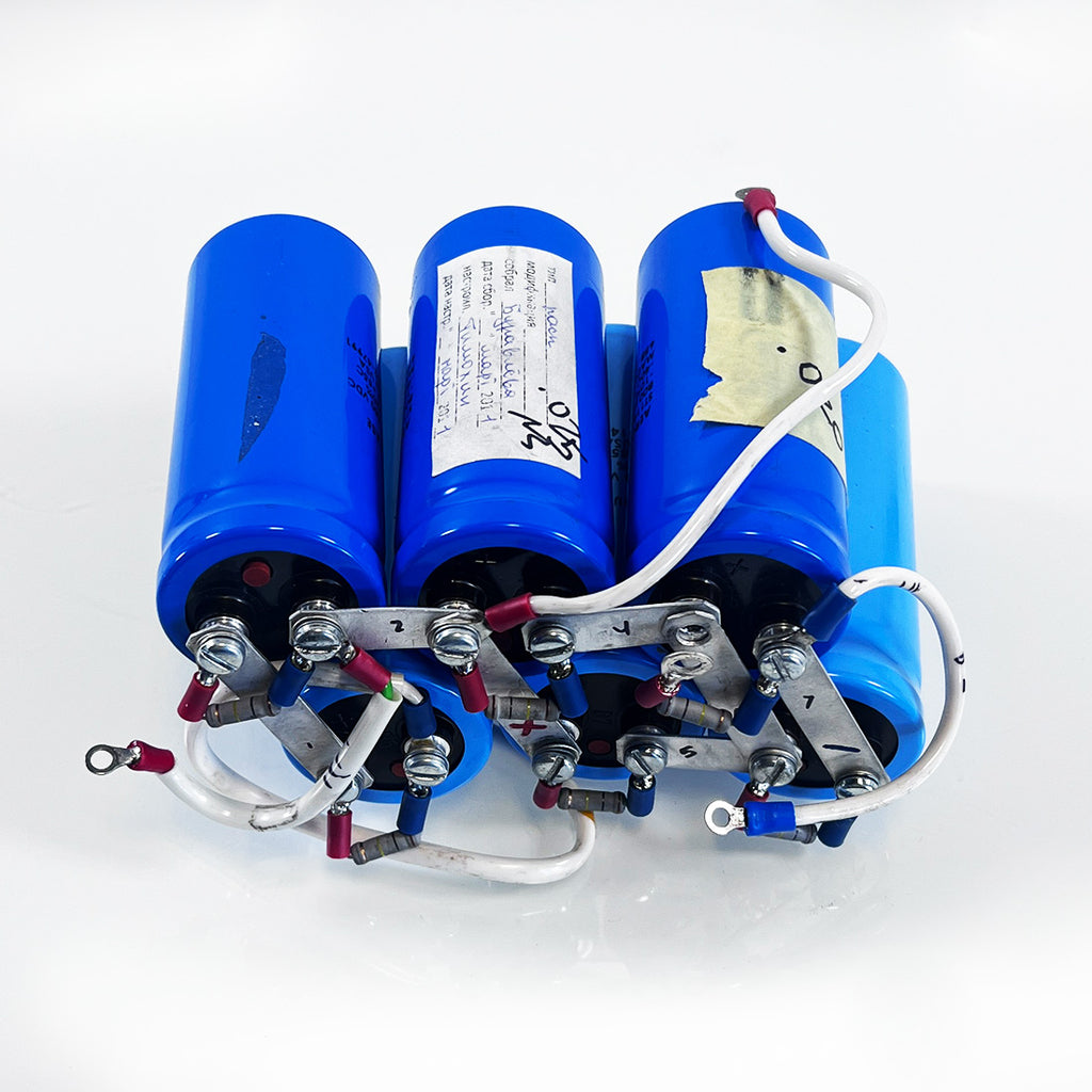 AeroLase LightPod Part HVPS High Voltage Capacitor Bank 6 Cylinders Untested