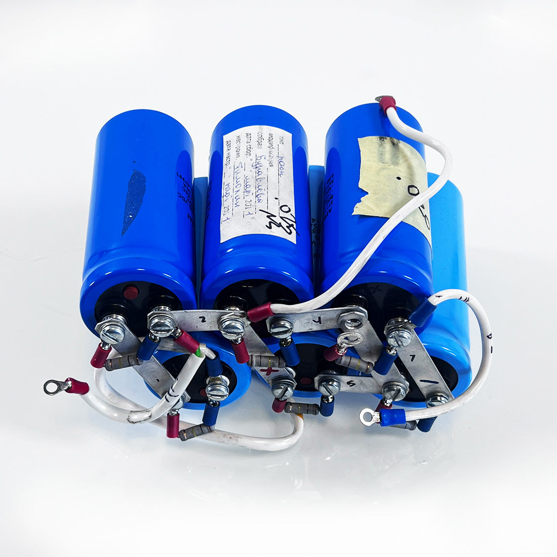 AeroLase LightPod Part HVPS High Voltage Capacitor Bank 6 Cylinders Untested