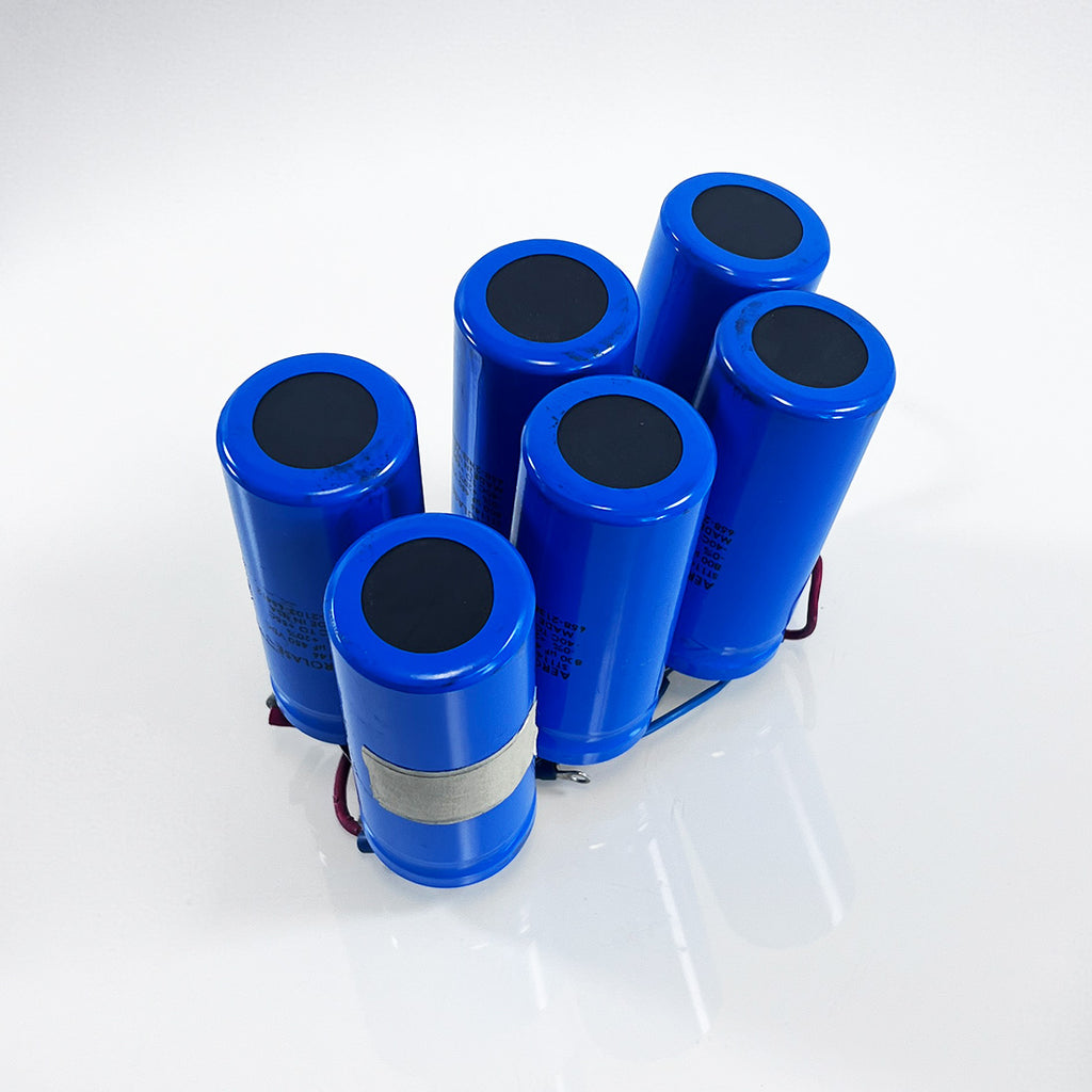 AeroLase LightPod Part HVPS High Voltage Capacitor Bank 6-Cylinders Untested HV