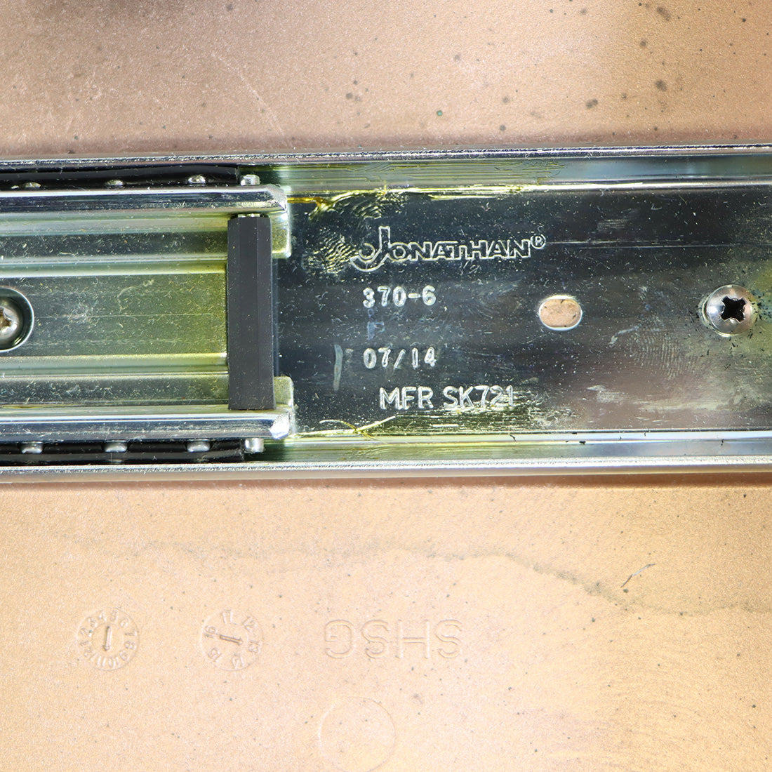 Lumenis LightSheer Infinity Laser Drawer Assembly Pan Pull Out SASA00080-C PARTS