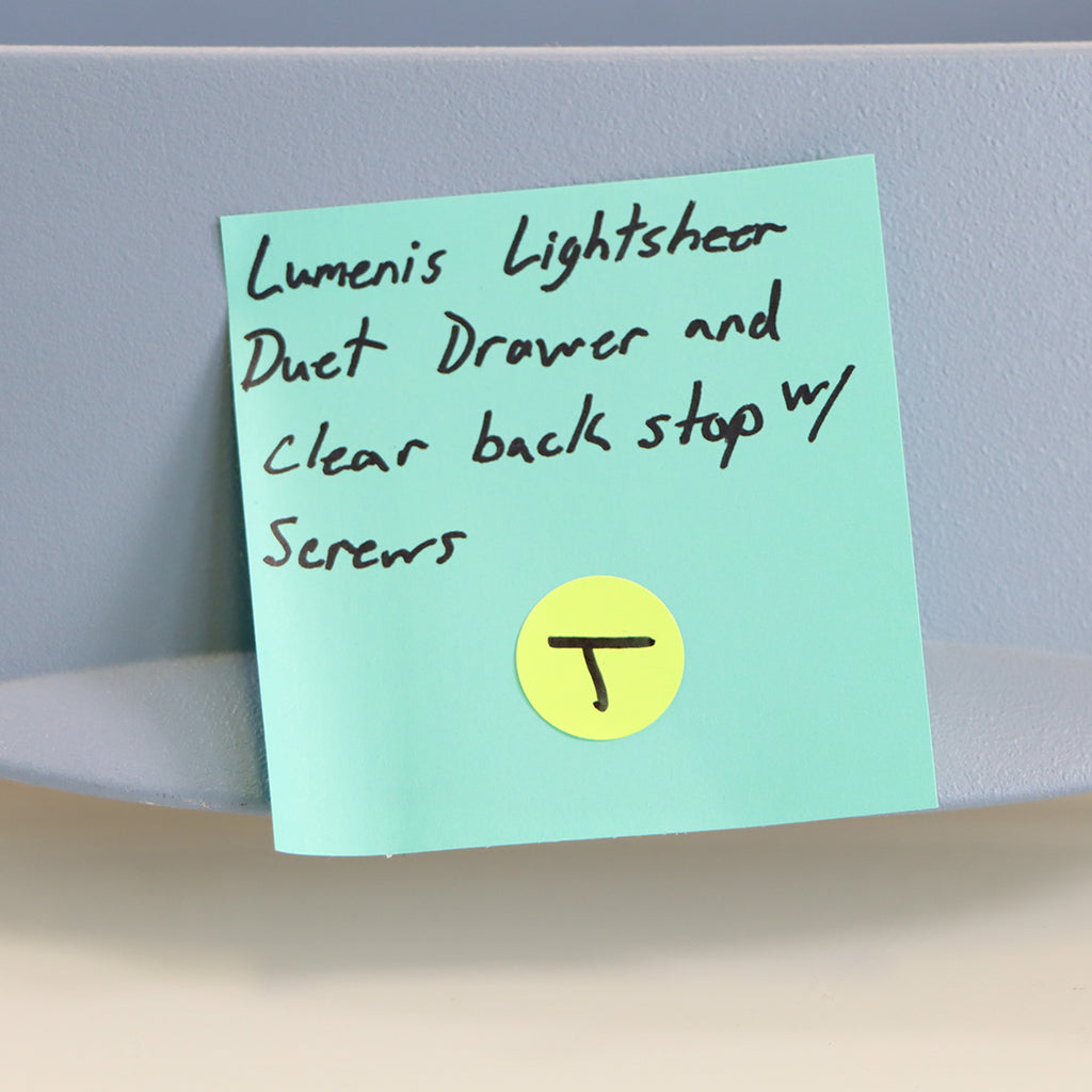 Lumenis LightSheer Duet Laser Blue Drawer Assembly Pull Out Pan PARTS