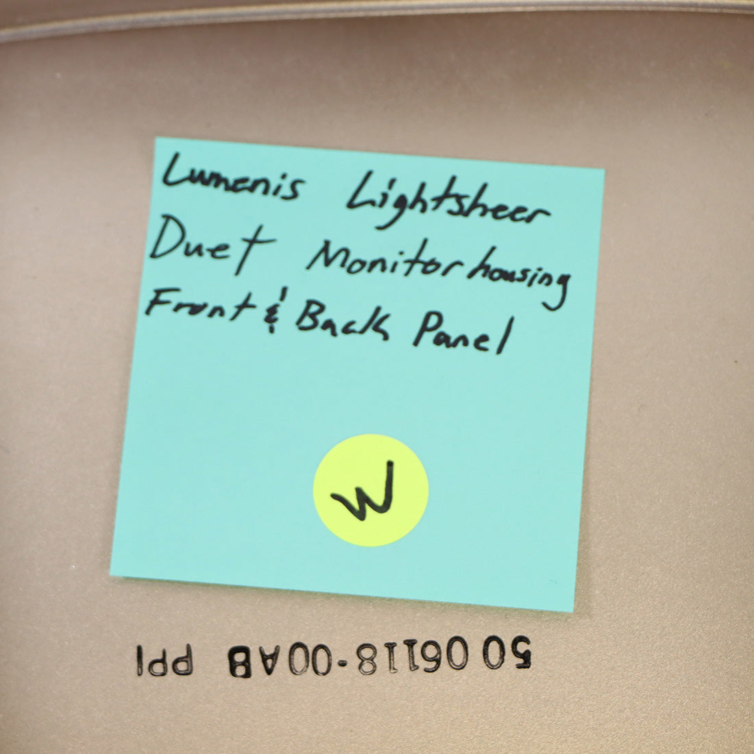 Lumenis LightSheer Duet Laser Monitor Screen Housing Front Back Cover Panel PART