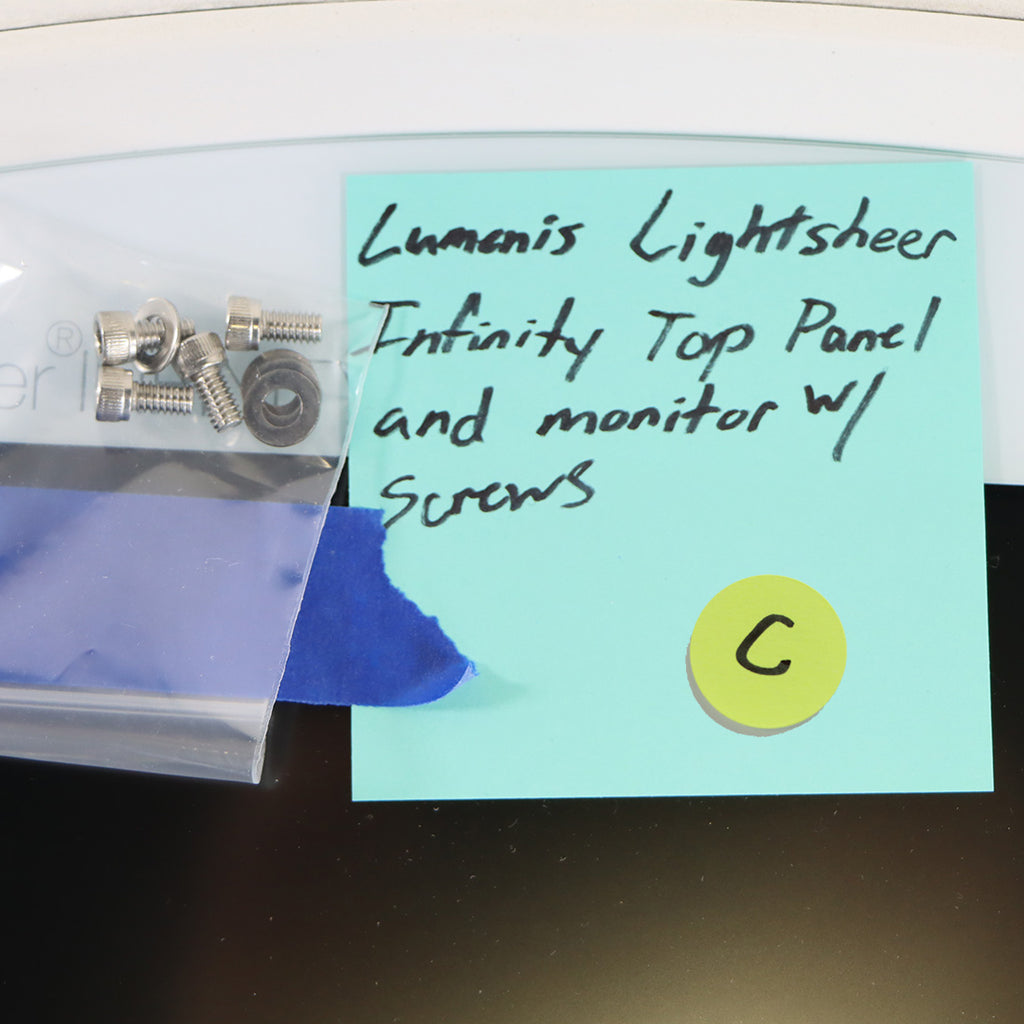 Lumenis LightSheer Infinity Laser LCD Monitor Screen Top Panel Casing PART AS-IS
