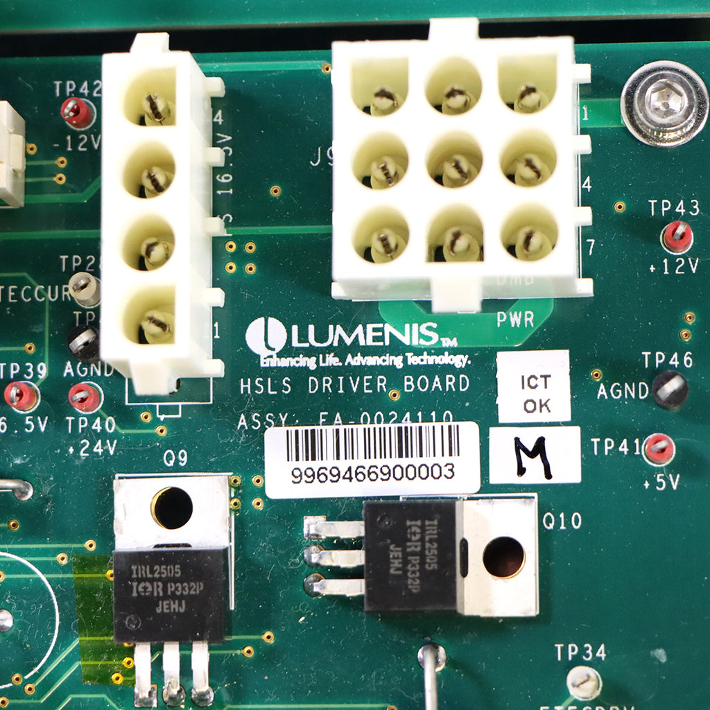 Lumenis LightSheer Infinity Laser PCB Circuit Board Bulkhead Assembly PARTS
