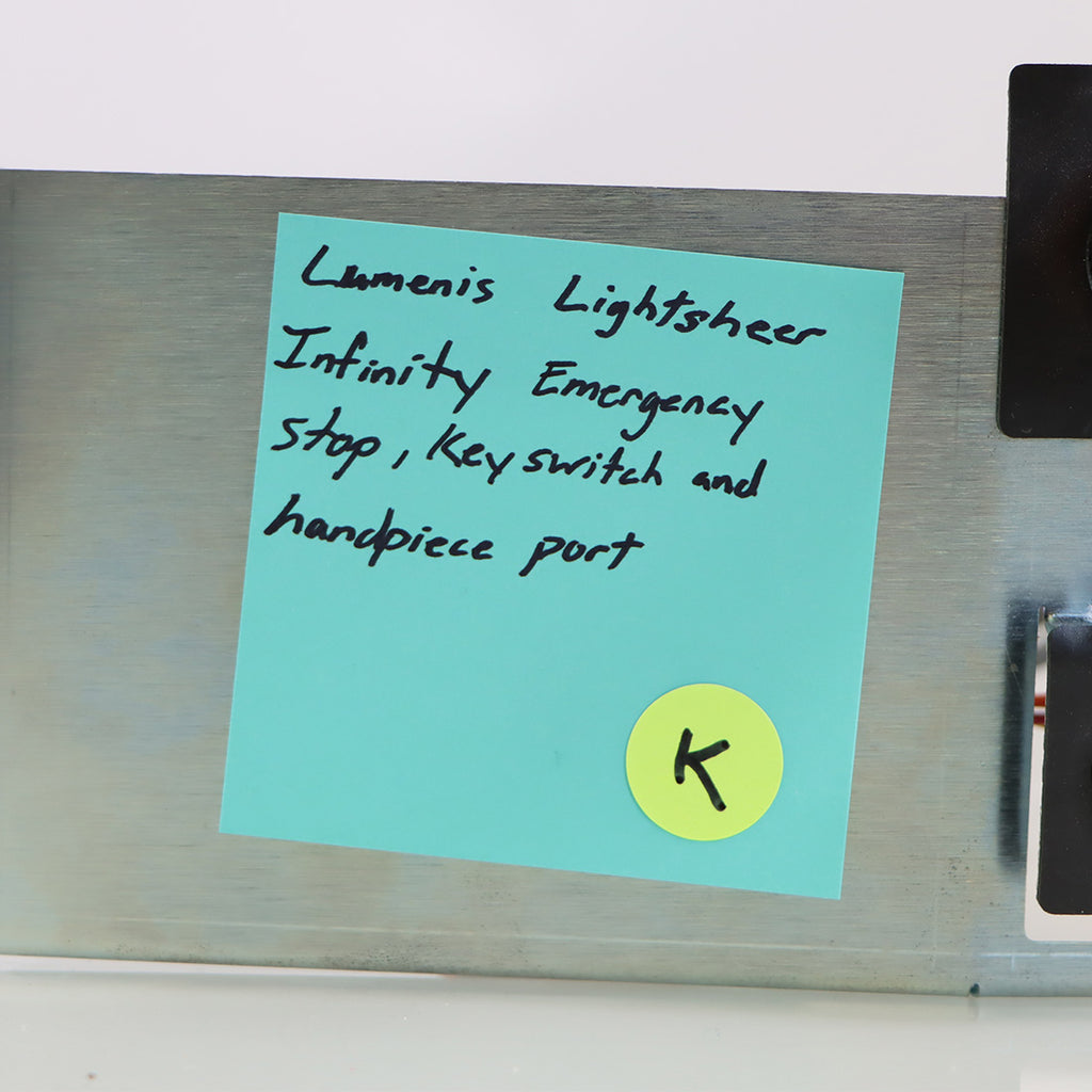 Lumenis LightSheer Infinity Laser Emergency Stop Button Keyswitch Panel PARTS