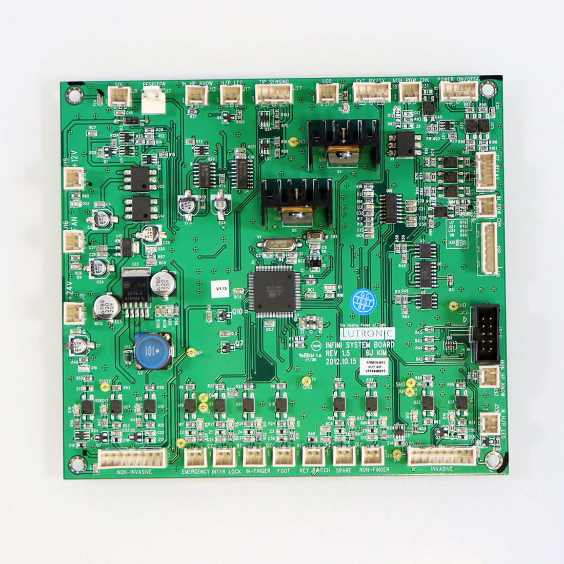 Lutronic Infini RadioFrequency System Circuit Board Green 170814-011 PCB RF PART