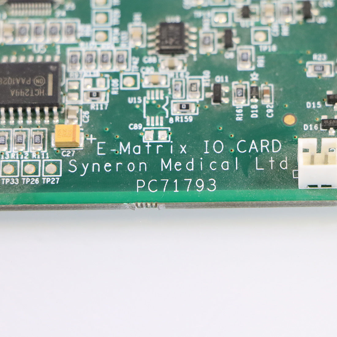 Syneron Medical E-Matrix I/O Card PC71793 AS78541 PCB Green Circuit Board Part