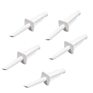 Dermasweep Hydrating Vacuum Irrigation Tube White Plastic Insert Tubing Plug x5