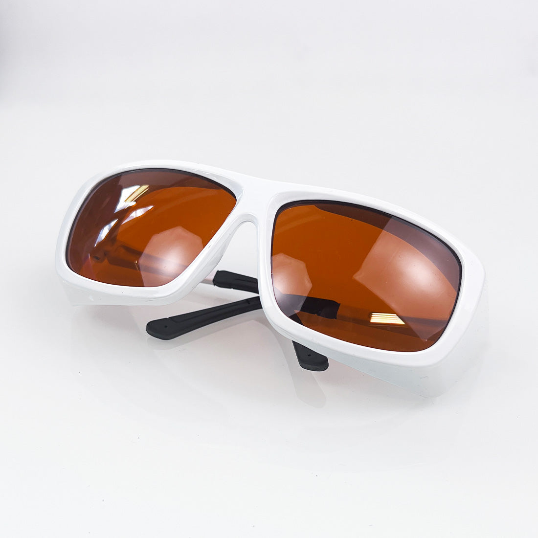 Innovative Optics PPE Laser Safety Glasses Orange / White 190-532 - 850-1064nm