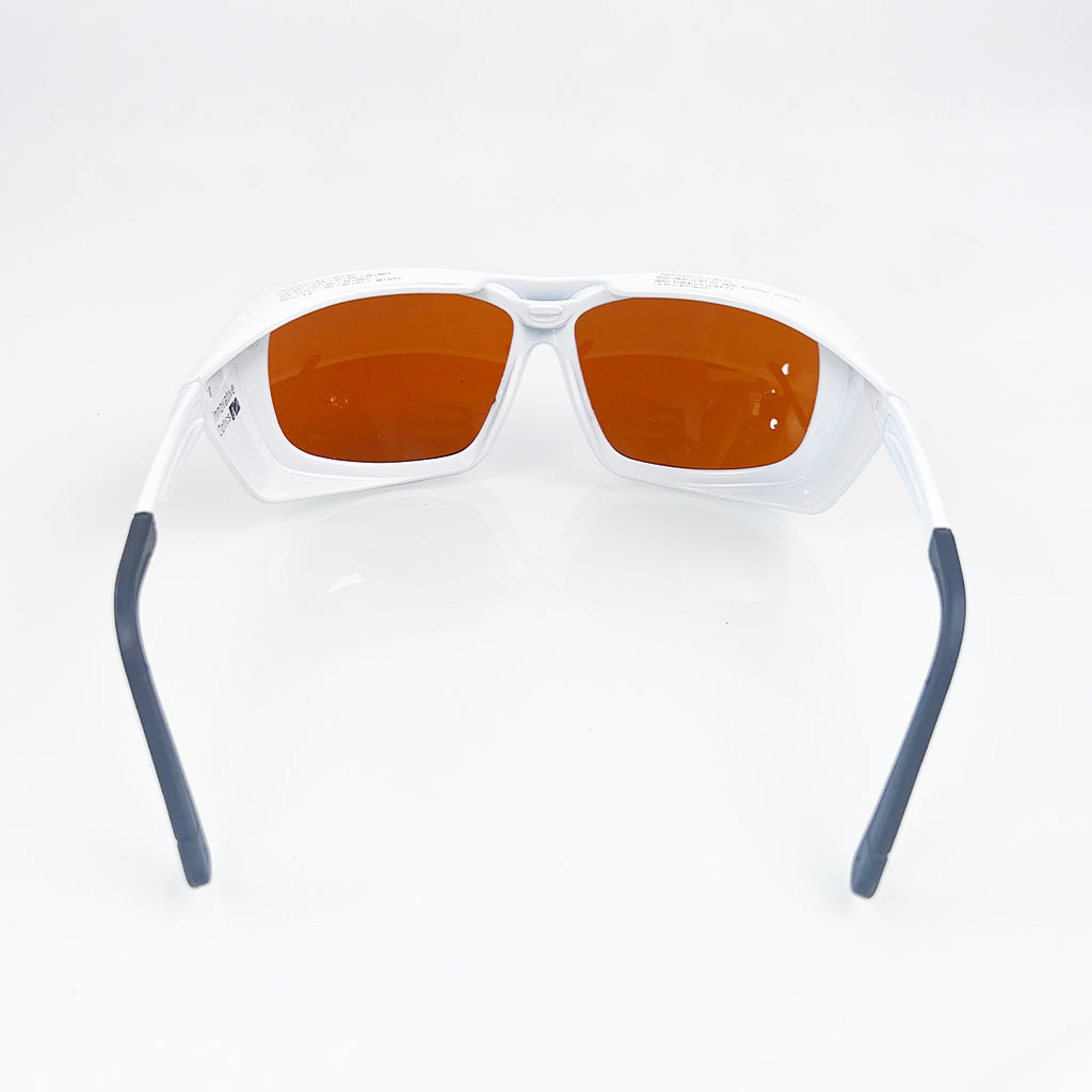 Innovative Optics PPE Laser Safety Glasses Orange / White 190-532 - 850-1064nm