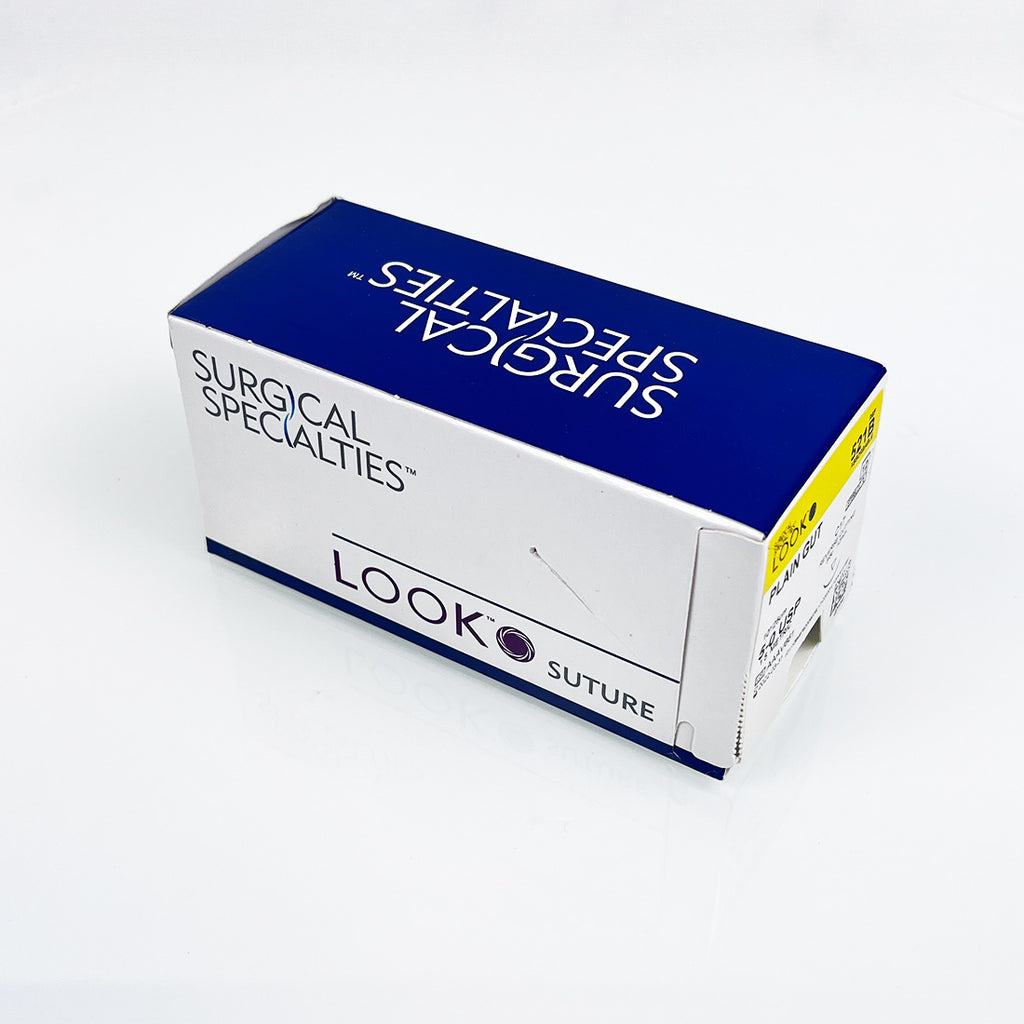 Surgical Specialties Plain Gut Suture 5-0 USP 10"/25cm Reverse Cutting 521B x9pc