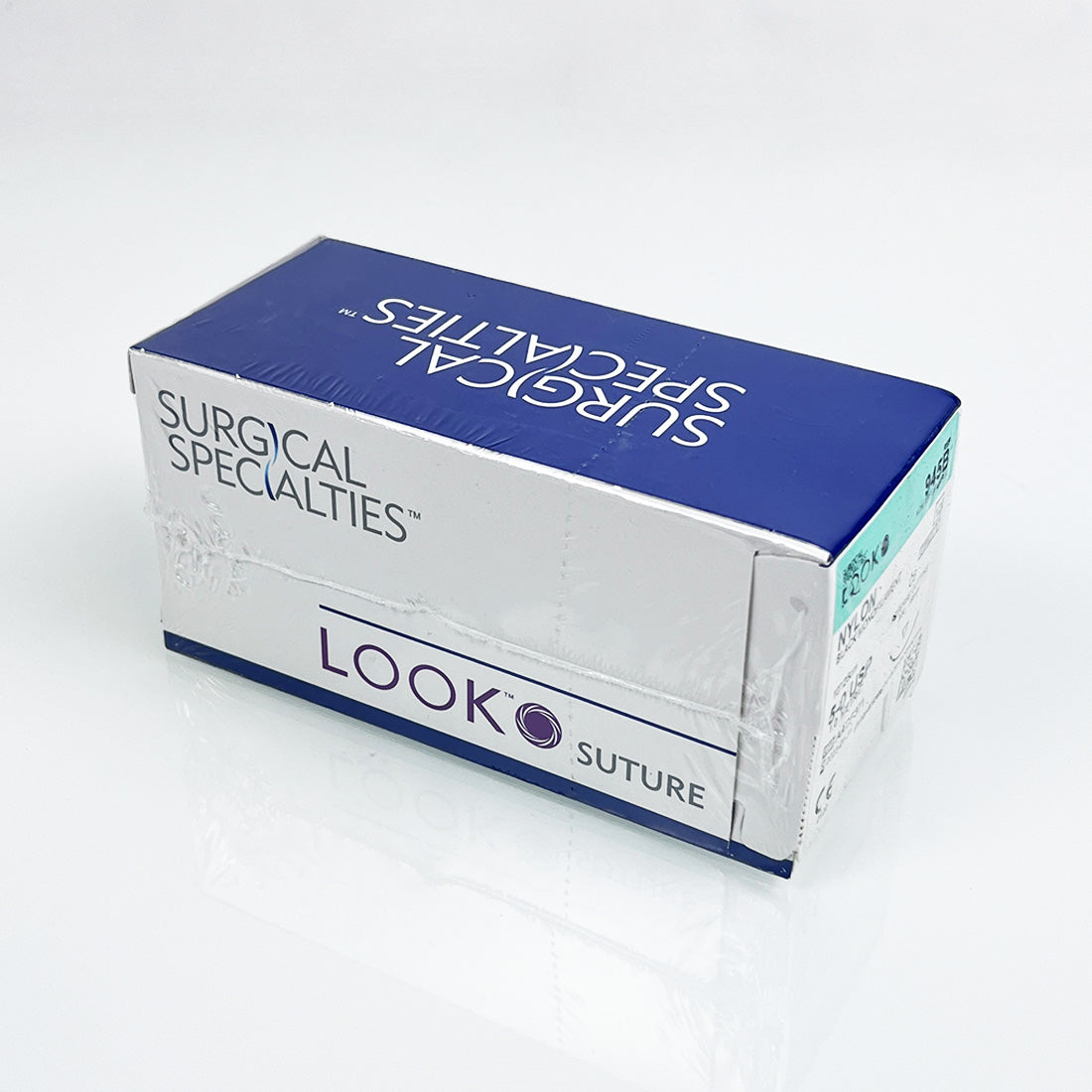 Surgical Nylon Black Monofilament Suture 5-0 USP 10"/25cm Reverse Cutting 945B