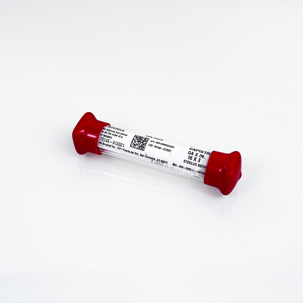 HK Surgical Capistrano HK16C8 Non-Sterile Micro-Cannula 16-Gauge x 3in
