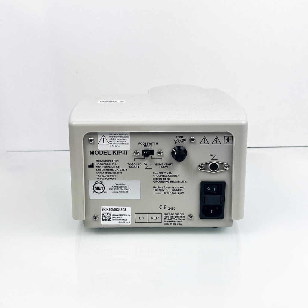 HK Surgical Klein Pump KIP-II Infiltration Anesthesia Delivery System