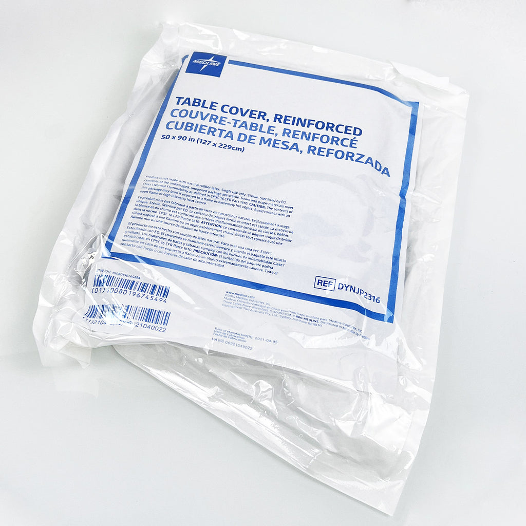 Medline Surgical Table Cover Heavy Duty Reinforced 50"x90" DYNJP2316 Latex