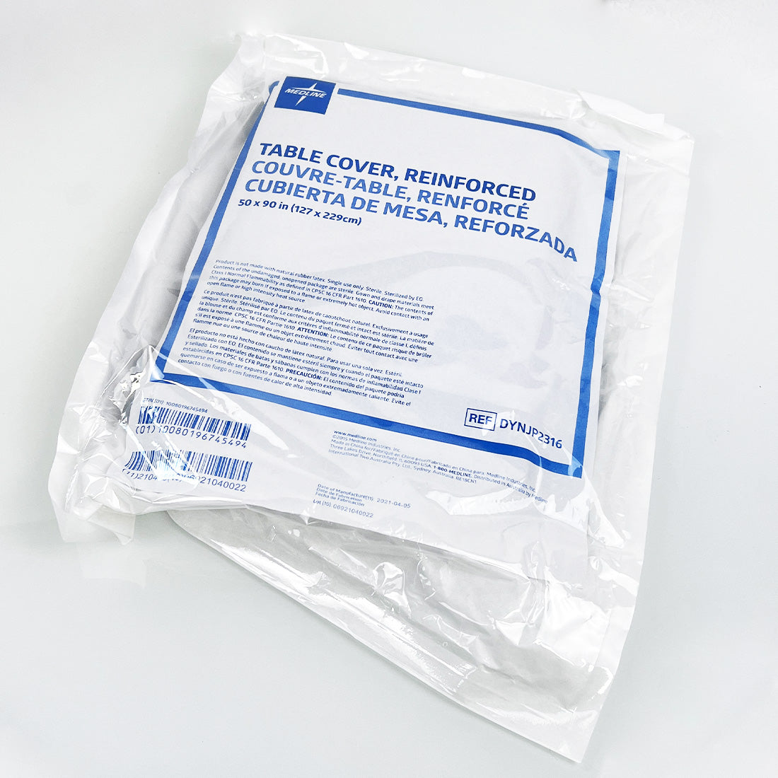Medline Surgical Table Cover Heavy Duty Reinforced 50"x90" DYNJP2316 Latex