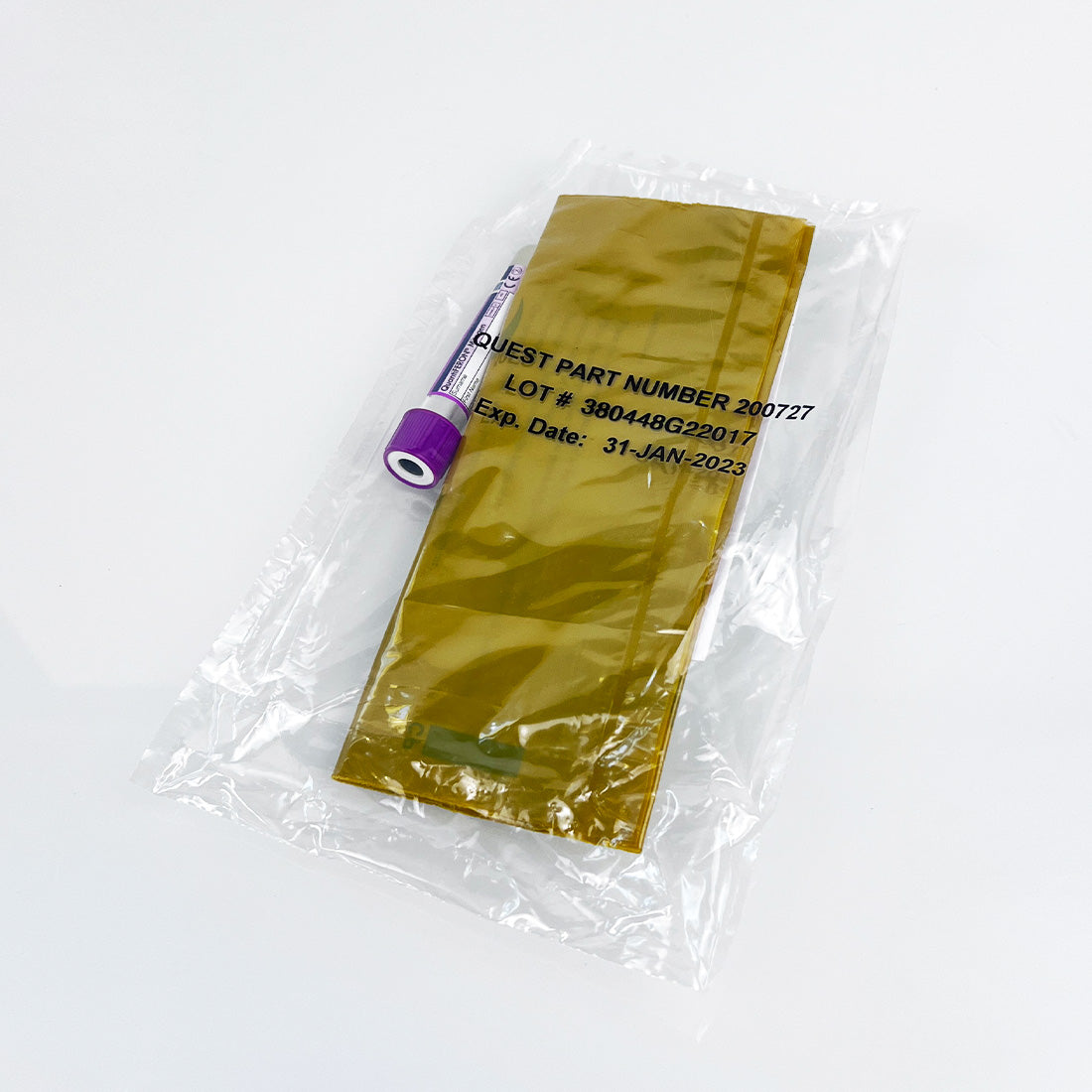 Quest Diagnostics Biohazard Bags QuantiFERON TB1 TB2 Mitogen NIL 200727 Exp23 x5
