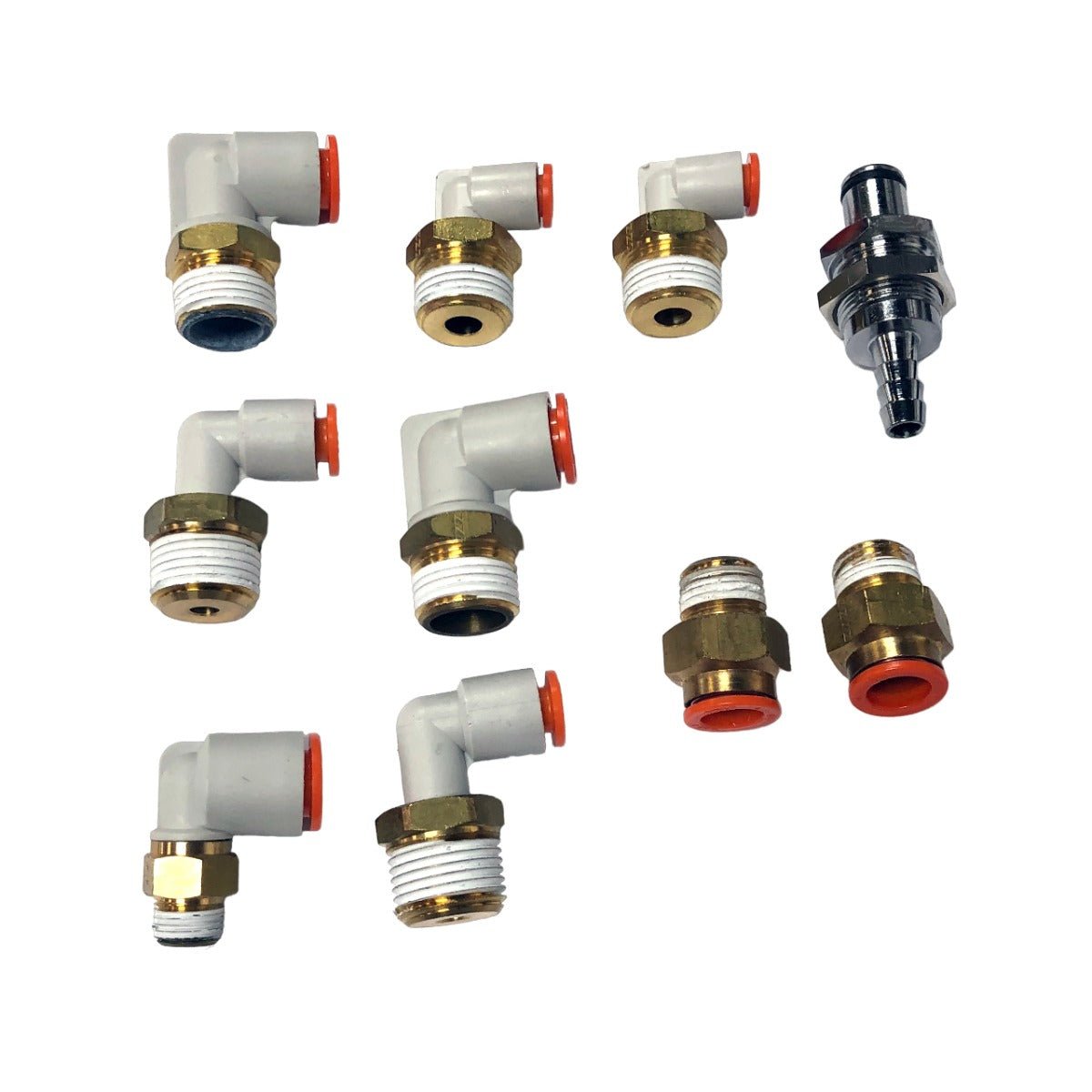 Edge System Hydrafacial MD Brass Hose Fittings Elbows Ells Connectors PARTS Lot