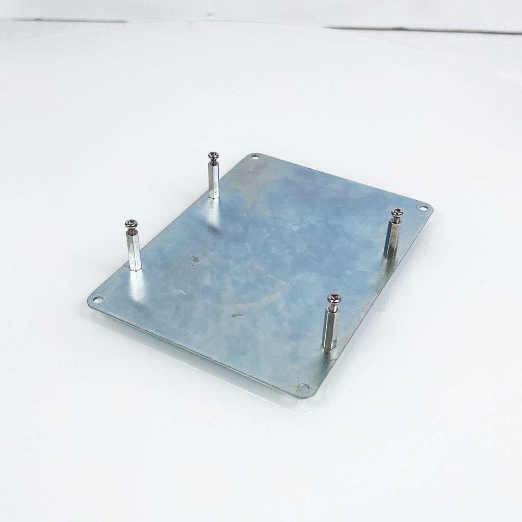 Edge System Hydrafacial MD Metal Base Mounting Plate w/Hardware Screws 73354-A