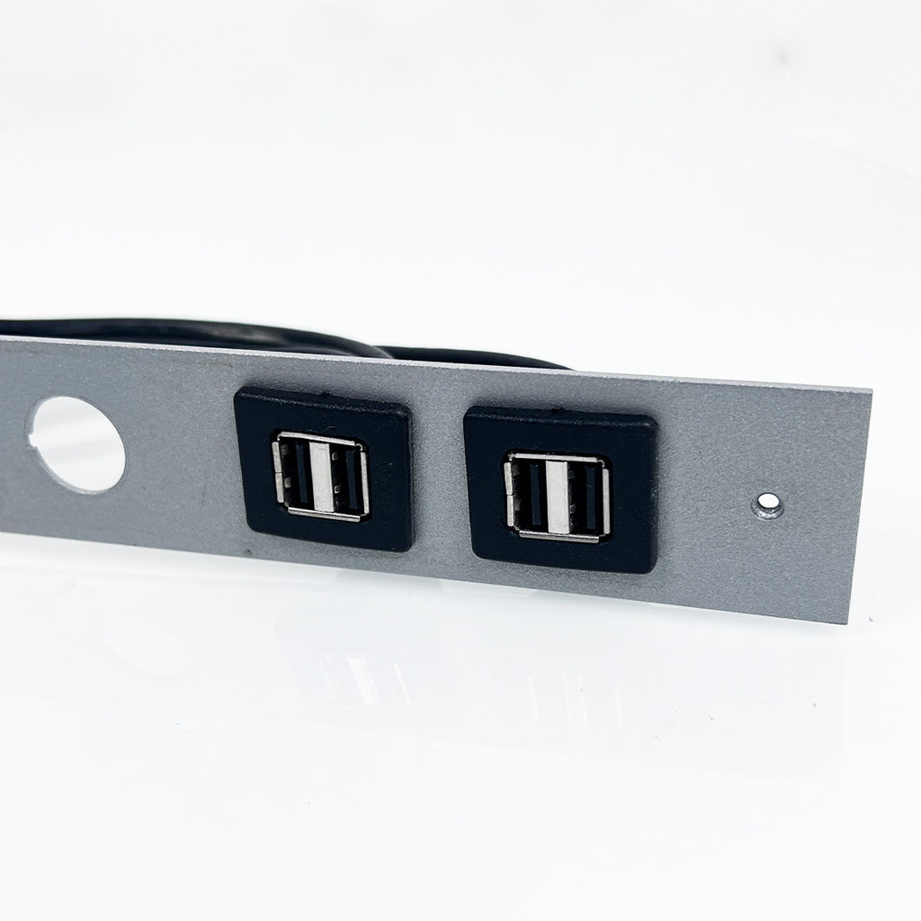 Edge System Hydrafacial MD USB Port Backing Metal Base Plate w/Wiring Pigtail