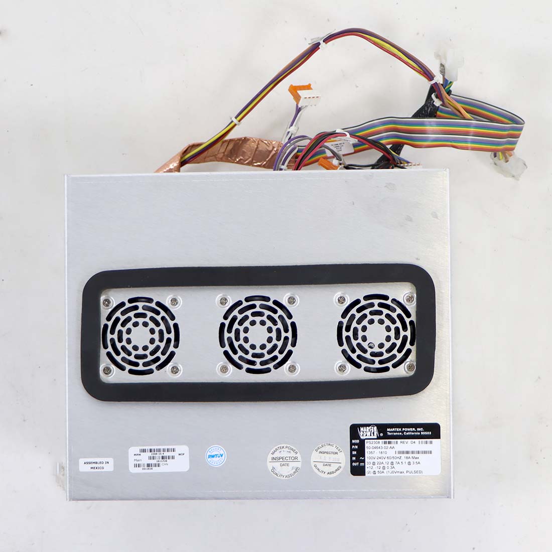 Coherent Star LightSheer XC Martek Power Supply HVPS PS2308 100-240V As-Is (F)
