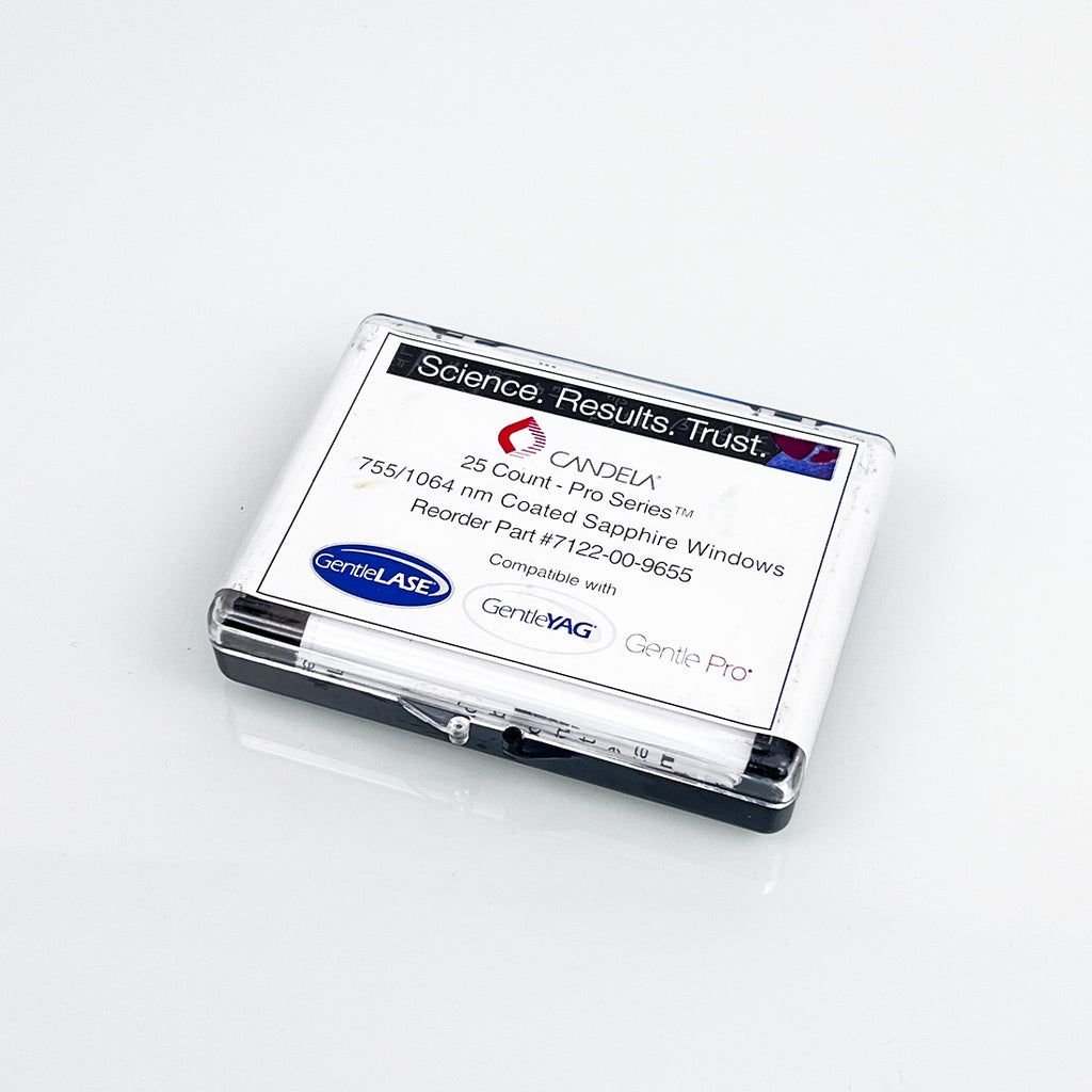 Candela Laser Gentle Series 755/1064nm Sapphire Windows 7122-00-9655 x19