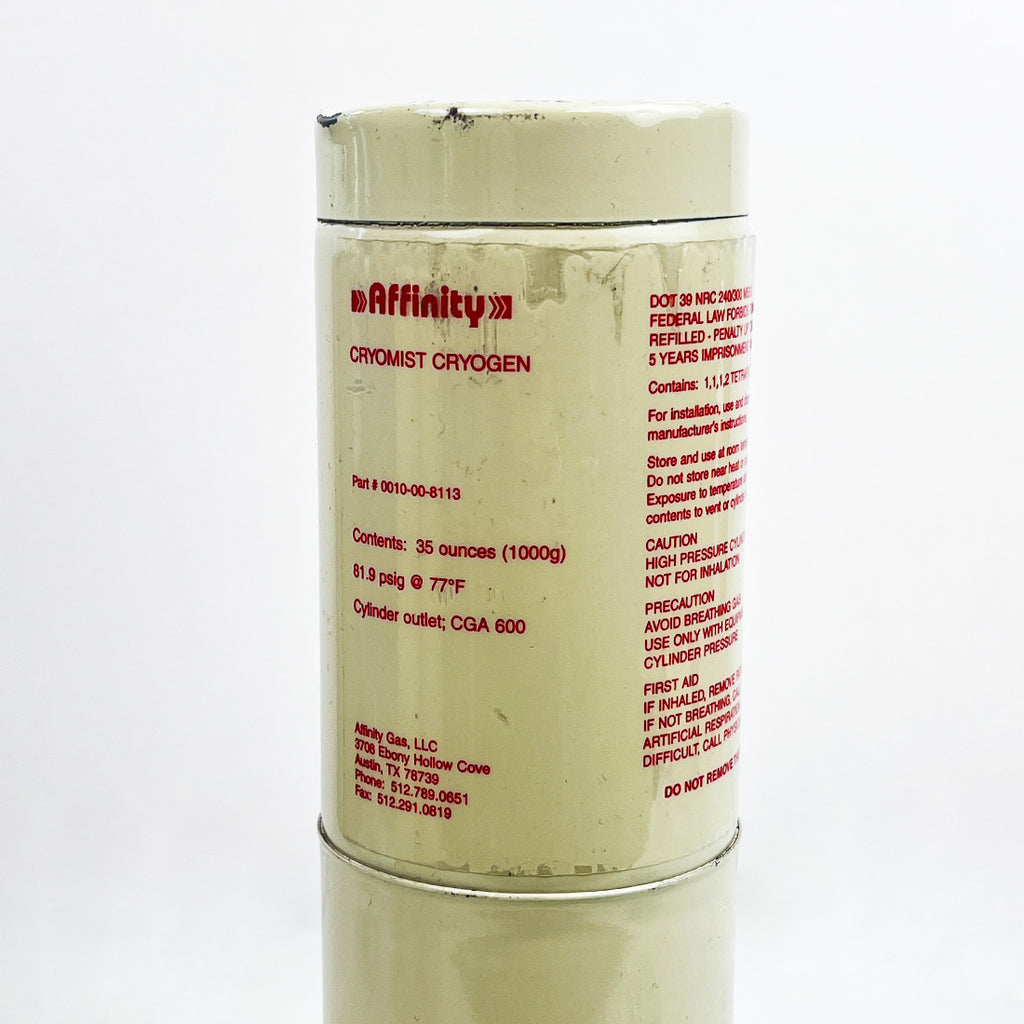 Affinity Cryomist Cryogen 0010-00-8113 DCD Cylinder GentleLase Canister 1000g