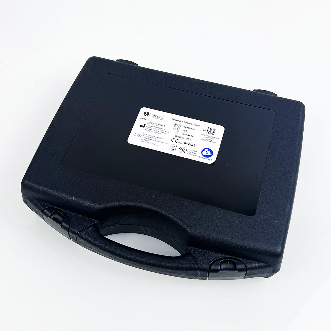Lumenis DeepFX Microscanner KT-1005860 Hardshell Die-Cut Foam Lined Case Plastic