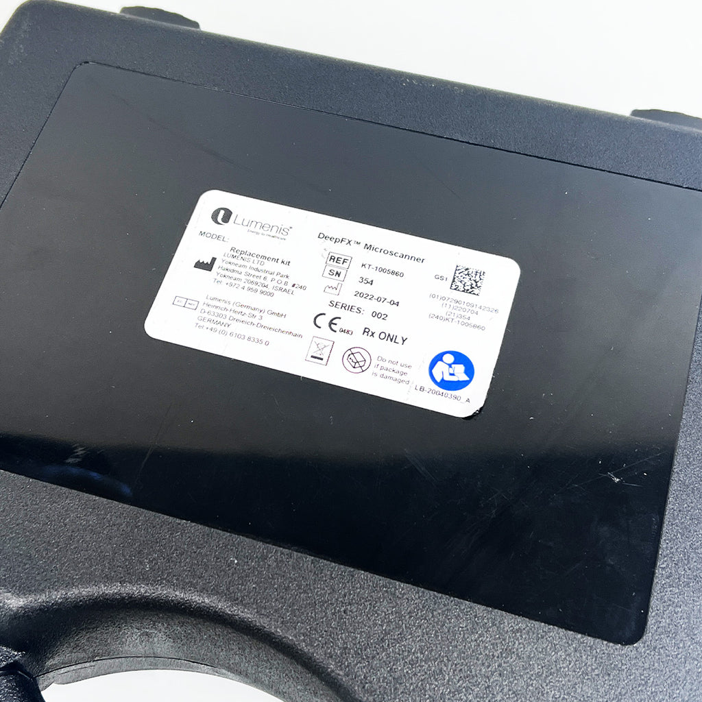 Lumenis DeepFX Microscanner KT-1005860 Hardshell Die-Cut Foam Lined Case Plastic