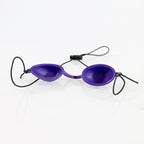 IPL Laser Patient Safety Goggles Plastic Eye Shields Purple Reusable Eyewear