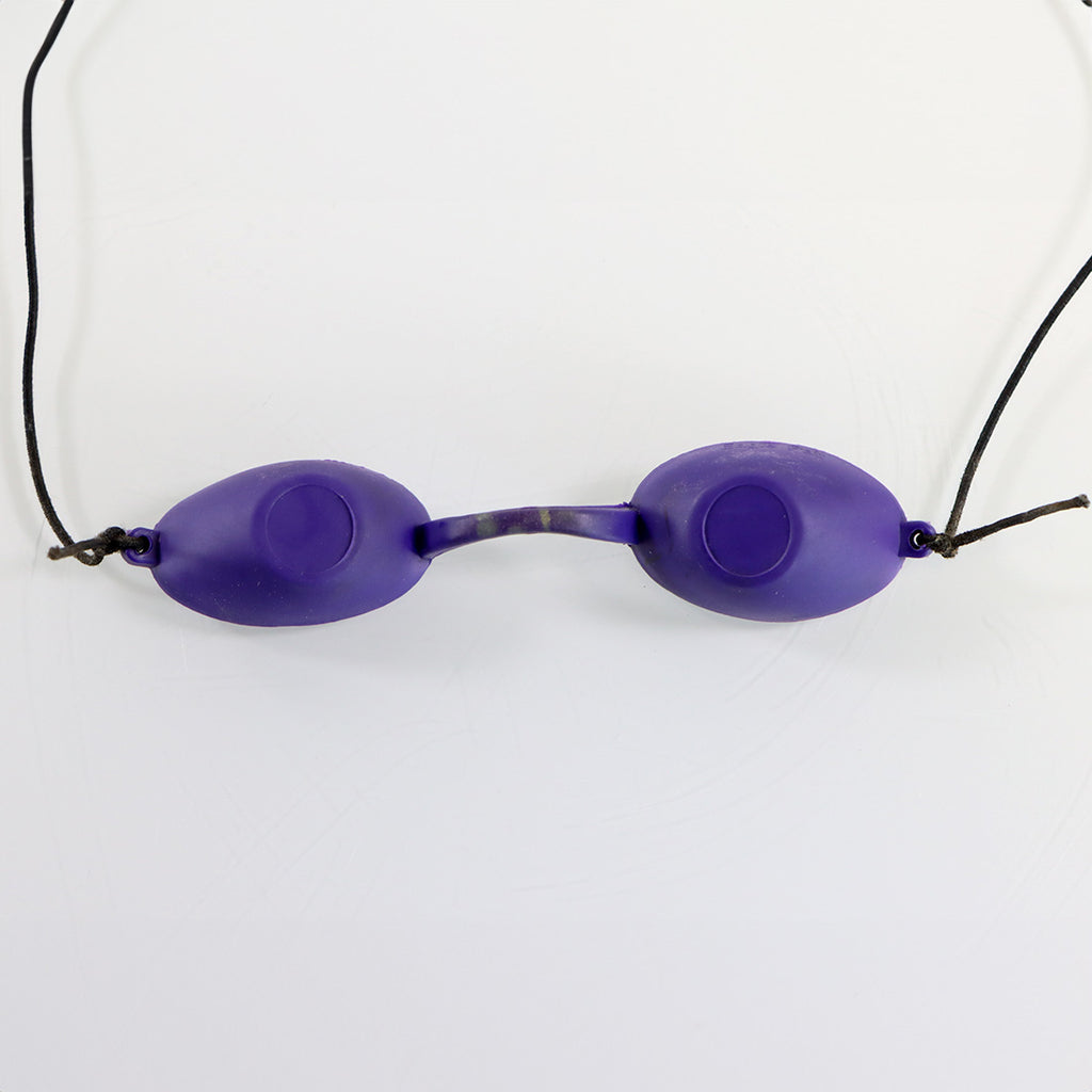 IPL Laser Patient Safety Goggles Plastic Eye Shields Purple Reusable Eyewear