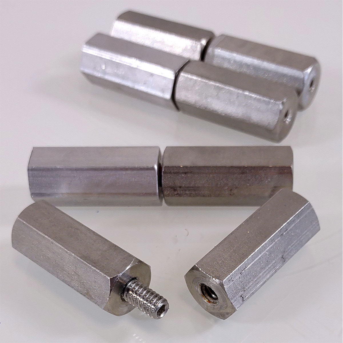 Coherent Lumenis Star Lightsheer Parts Large Spacers Threaded Male x4, Female x4