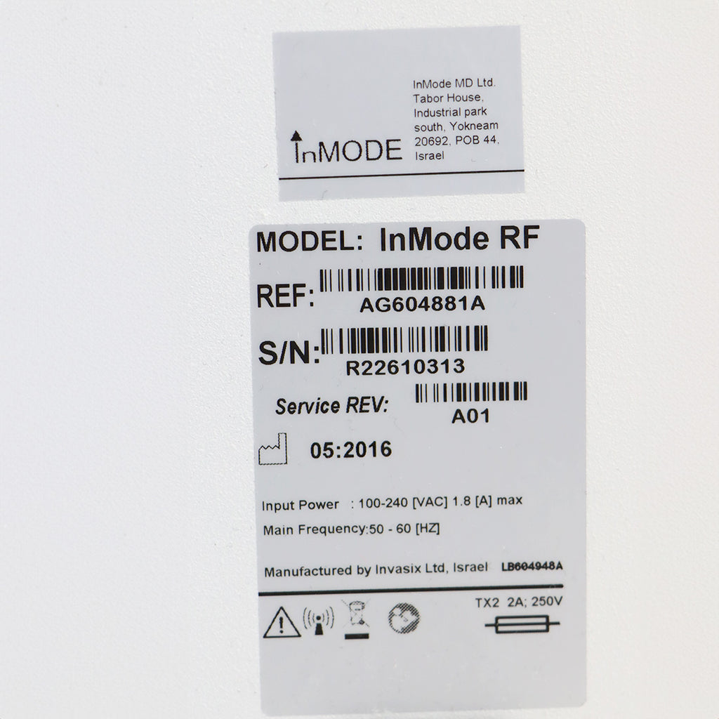2016 Invasix InMode RF RadioFrequency MiniFX Cellulite Reduction Dimpled Skin