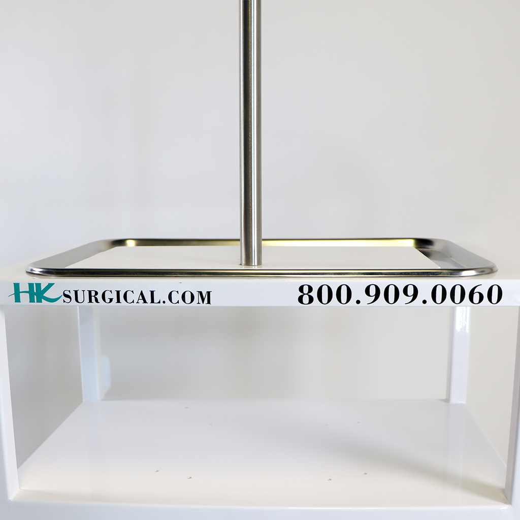 HK Surgical Aspirator Pump AP-III 115V with Valet Cart 42in Tall Vacuum 85-LPM