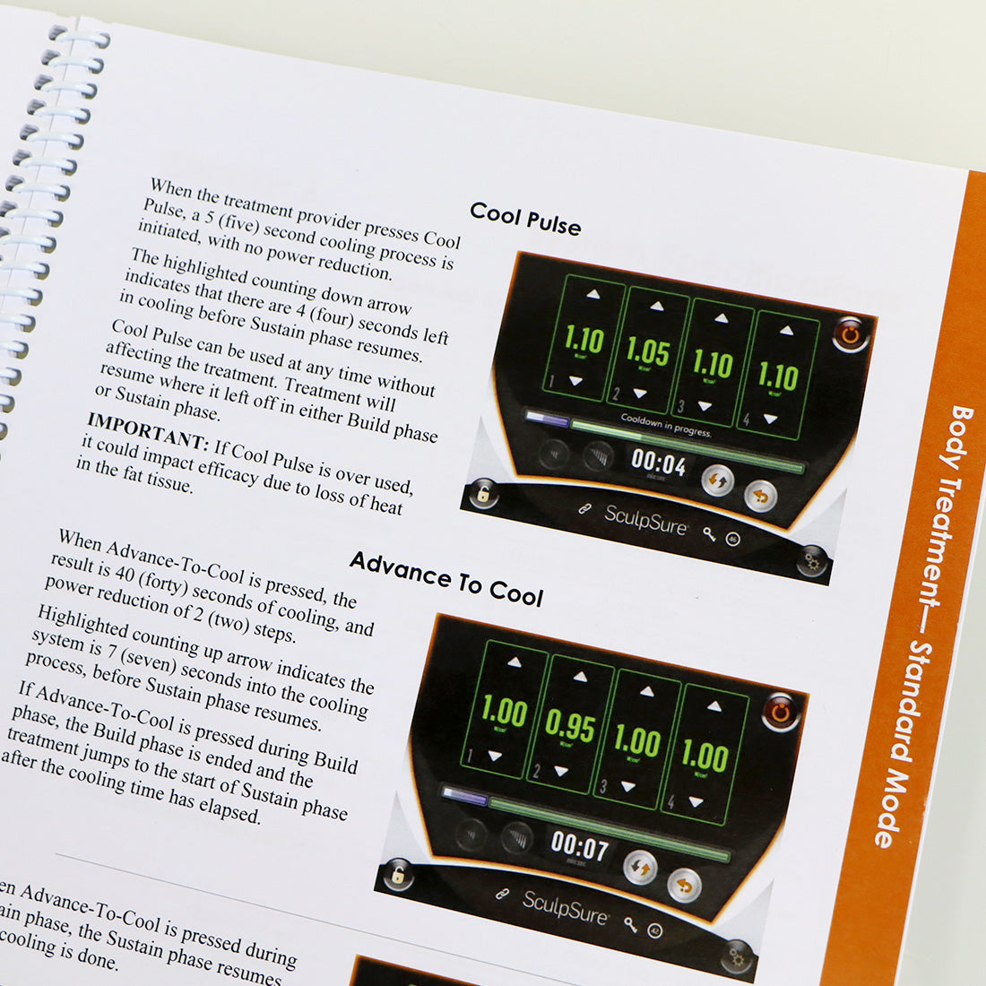 Cynosure SculpSure Laser Operators Manual User Guide Treatment Operation Book