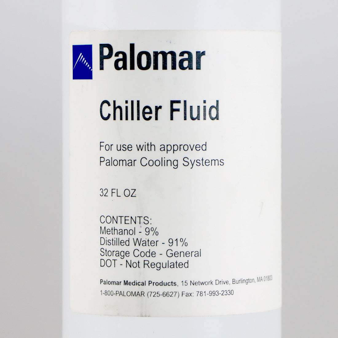 Palomar Laser Chiller Fluid Bottle Cooling Liquid 32oz Cynosure Liquid Coolant
