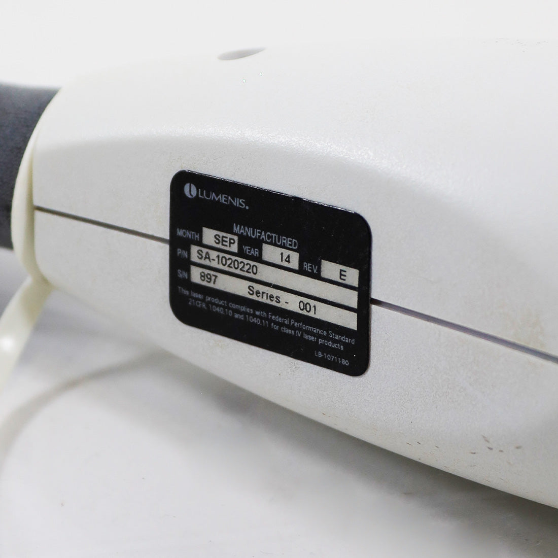 2014 Lumenis M22 Multi-Spot Nd:YAG Treatment Head Laser Handpiece SA-1020220