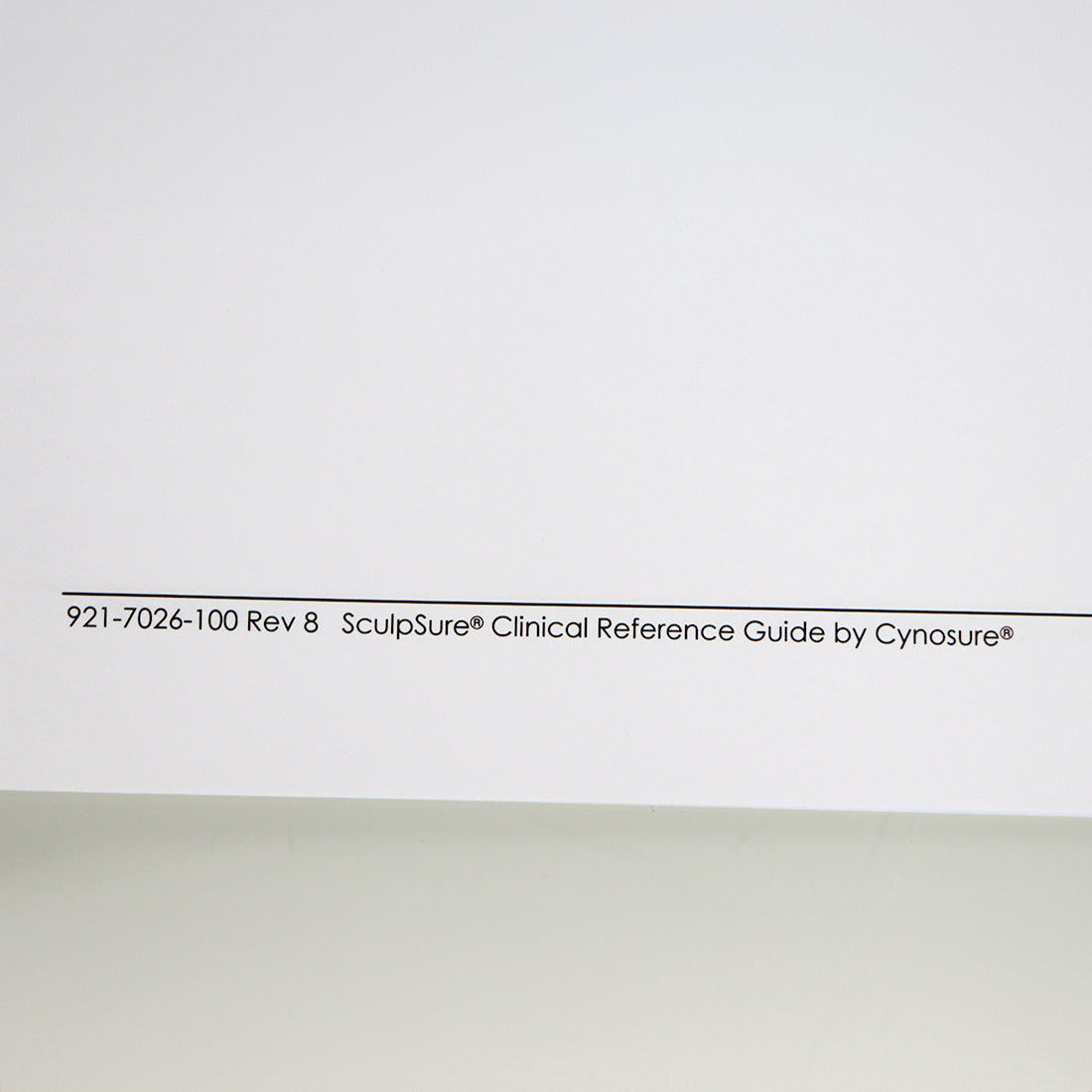 Cynosure SculpSure Diode Laser Clinical Reference Guide Training Treatment 72Pgs