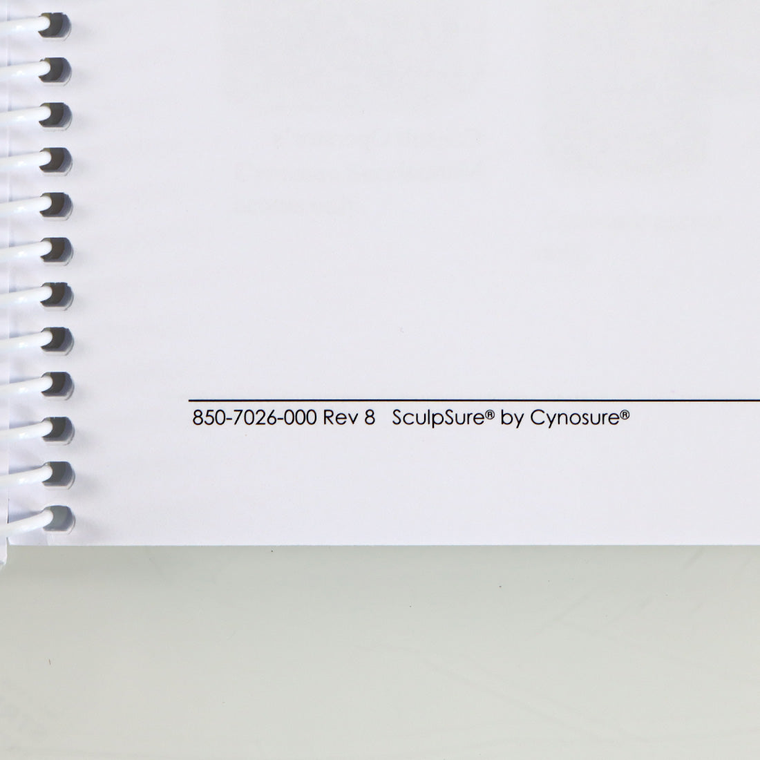 Cynosure SculpSure Laser Operator's Manual User Operation Setup Usage Guide
