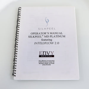 Envy Medical SilkPeel MD Platinum Operator's Manual RCA-DOC-0204 v7.5 (2014)