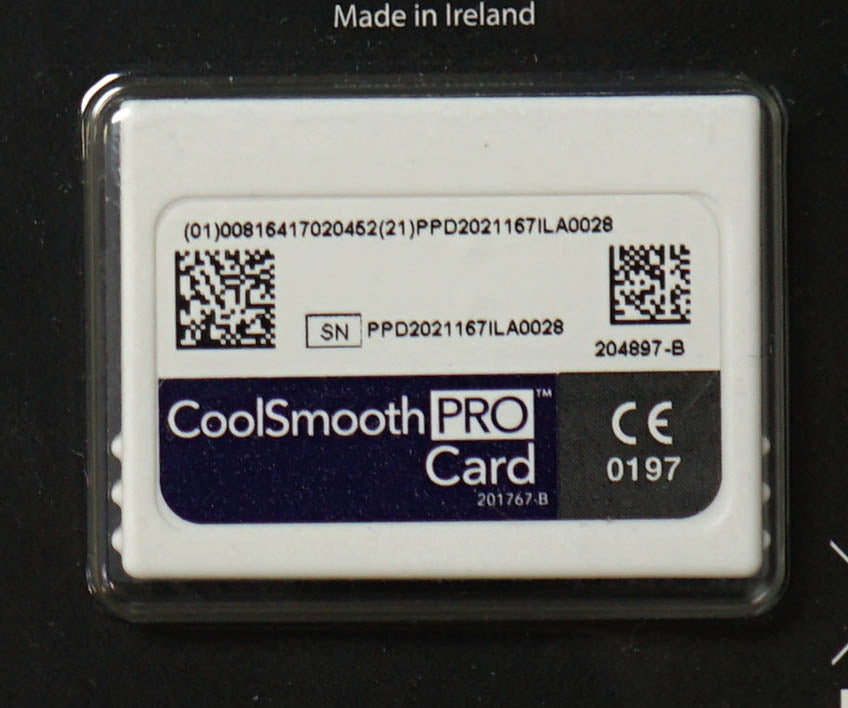 Zeltiq CoolSculpting CoolSmooth PRO Card BRZ-CD4-091-001 Cool Smooth 1 Cycle