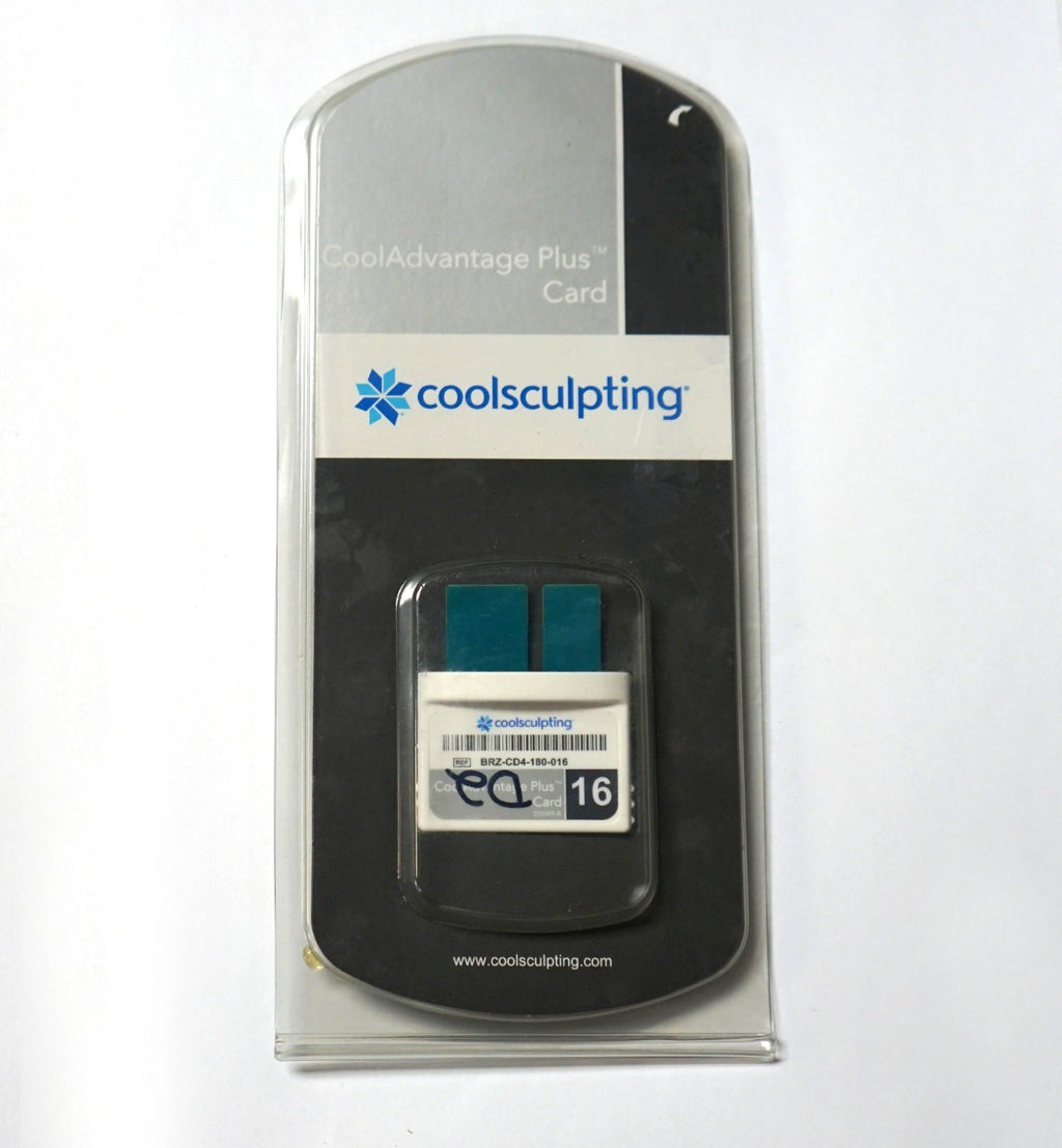 Zeltiq CoolSculpting CoolAdvantage PLUS Card Silver BRZ-CD4-180-016 x15 Left