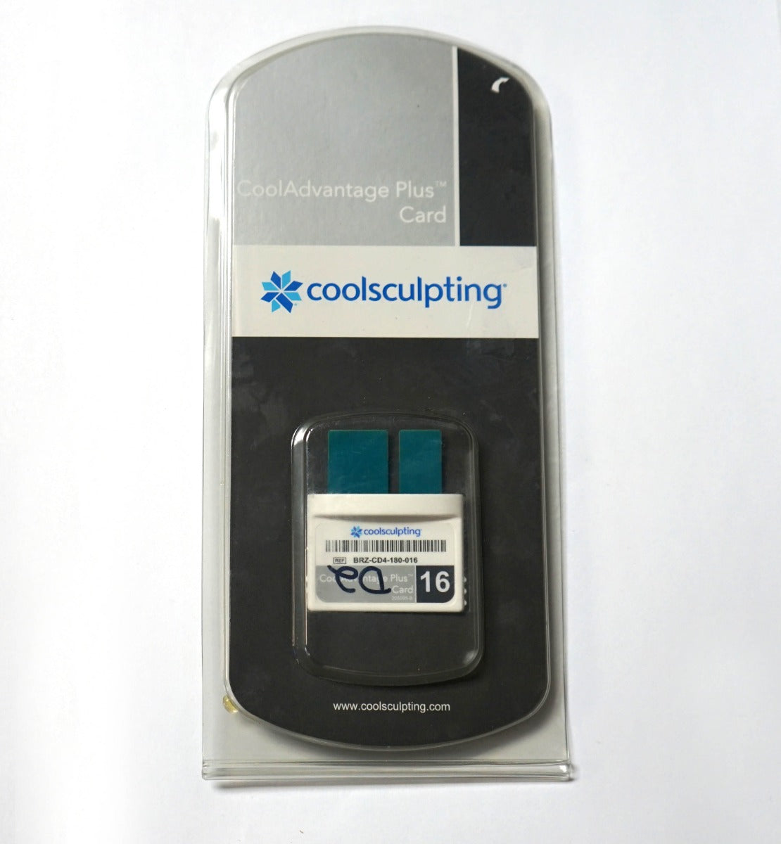 Zeltiq CoolSculpting CoolAdvantage PLUS Card Silver BRZ-CD4-180-016 x15 Left