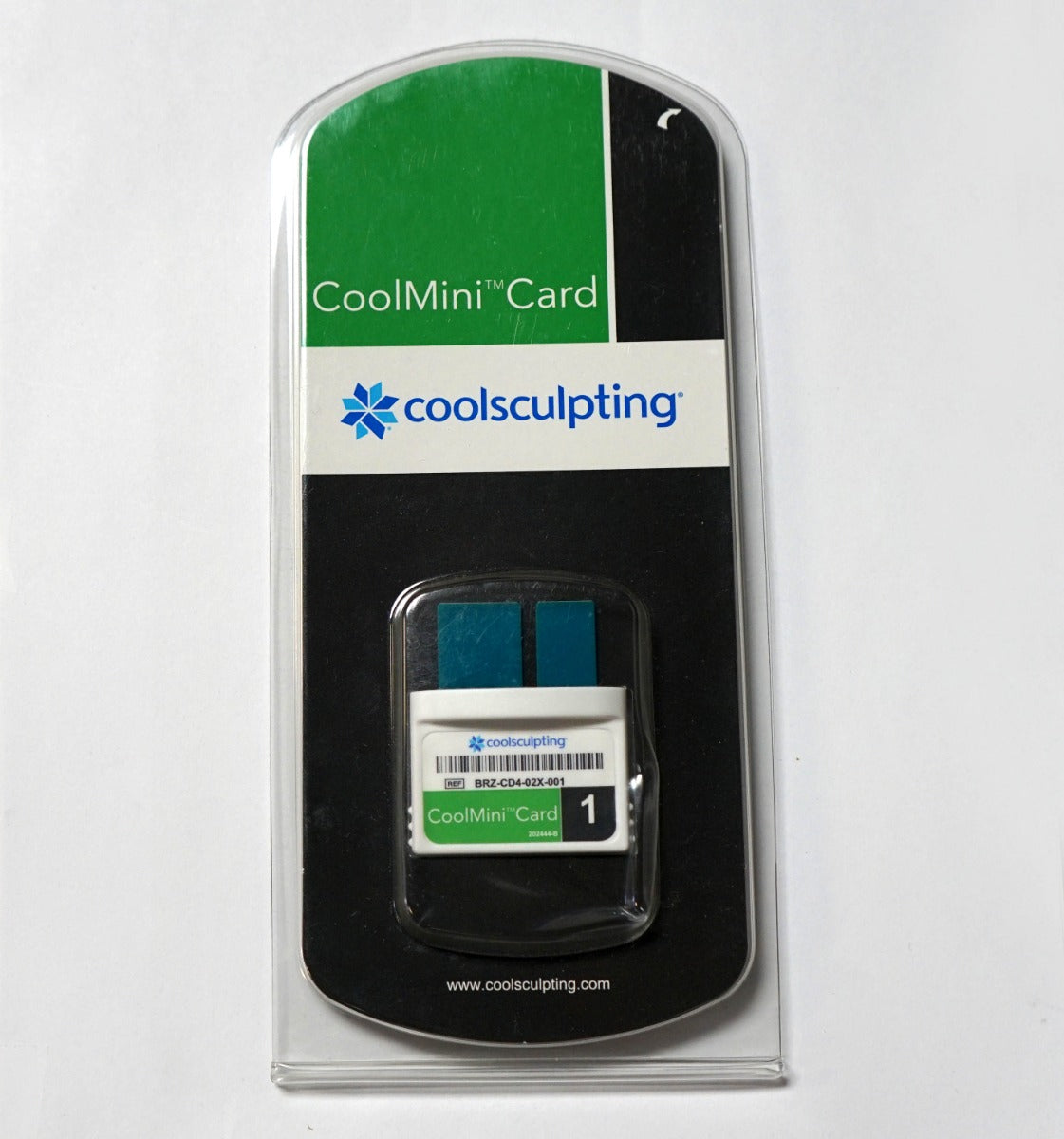 Zeltiq CoolSculpting CoolMini BRZ-CD4-02X-001 2021 Green Treatment Card x1 Cycle