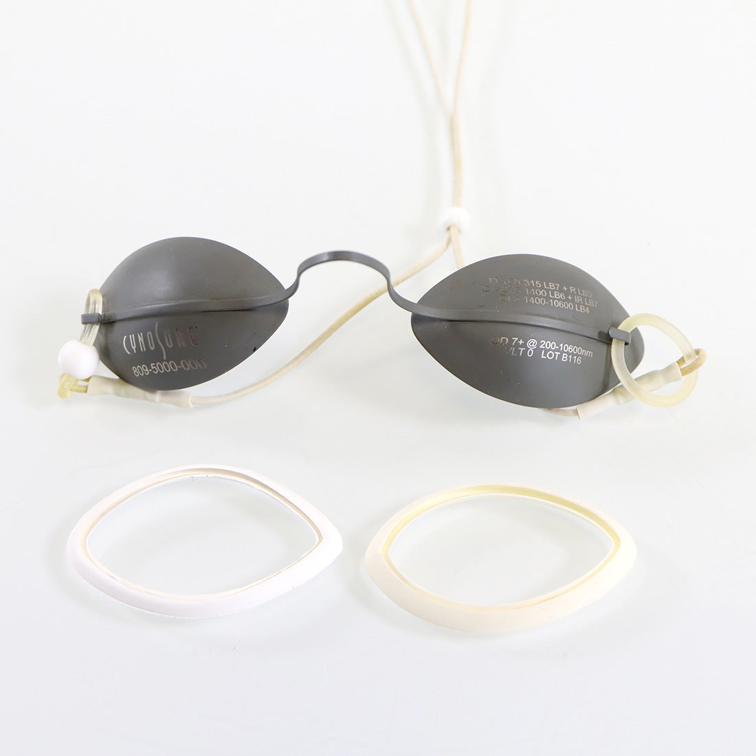 Cynosure Laser Metal Patient Goggles 809-5000-000 D 180-315 OD7+ @ 200-10600nm