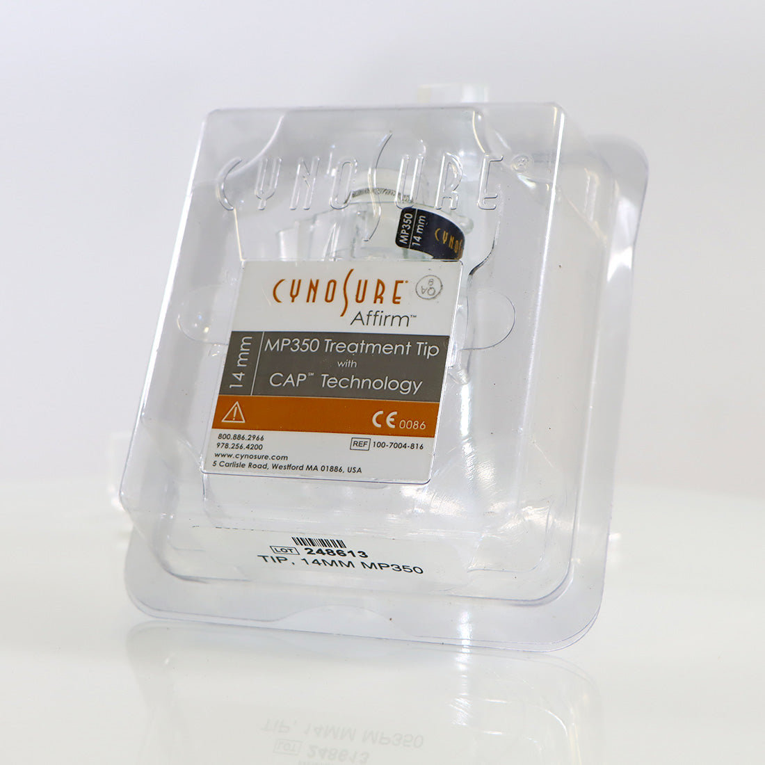 Cynosure Affirm Laser 14mm Cap MP350 Fractional Treatment 100-7004-816 x1 Tip